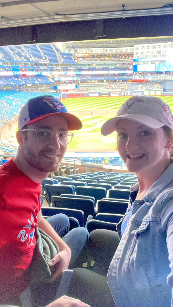 First <a href="/BlueJays/">Toronto Blue Jays</a> game! #NextLevel