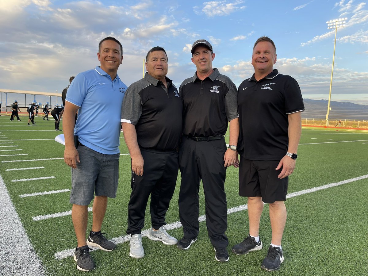 Javier Morales (@javierjmorales) on Twitter photo Four esteemed head coaches at Mica Mountain (left to right): Jay Campos (assistant principal, former coach at Sabino), Richard Sanchez (offensive line coach, former coach at Sunnyside, Santa Rita and Tucson), Pat Nugent (<a href="/MicaMountainFB/">Mica Mountain Football</a> head coach) and Nemer Hassey (principal, Four esteemed head coaches at Mica Mountain (left to right): Jay Campos (assistant principal, former coach at Sabino), Richard Sanchez (offensive line coach, former coach at Sunnyside, Santa Rita and Tucson), Pat Nugent (<a href="/MicaMountainFB/">Mica Mountain Football</a> head coach) and Nemer Hassey (principal,