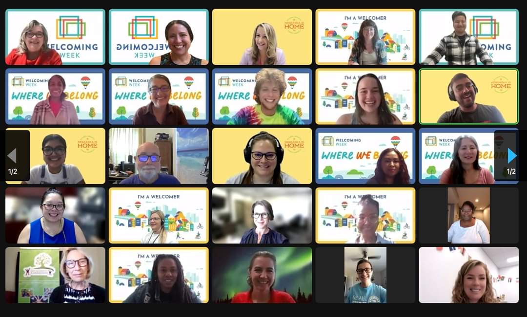 Welcomers from across Nebraska came together to kick off #WelcomingWeek2023 to share and learn from one another! #FosteringInclusion&amp;Belonging