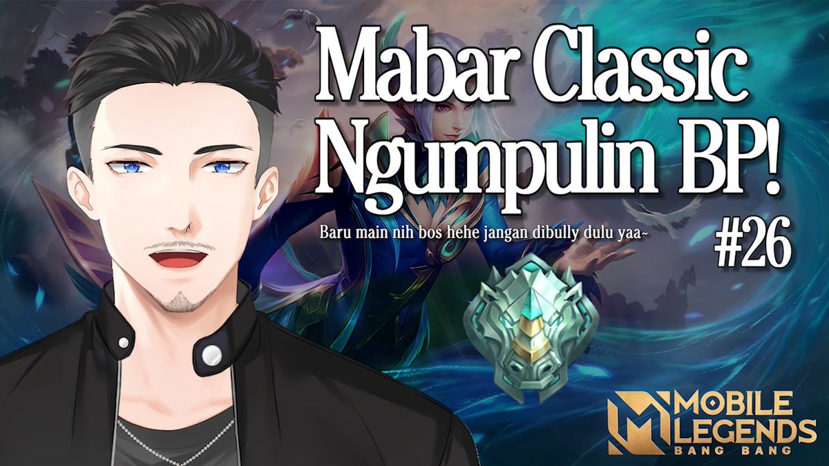 johnbelleric's tweet photo. 【 MOBILE LEGENDS 】 Gas Stream MLBB 6 Jam!
Date : Sabtu, 9 September 2023
Time : 07.00 WIB (GMT+7)
Link : https://t.co/MTK0L41l5D
Ayo mampir!
#johnbelleric #johnbellive #VTuber #VTuberLive #VTuberID #VTuberIndonesia #VTuberSupport #VTuberUprising https://t.co/xcNmiicXTk