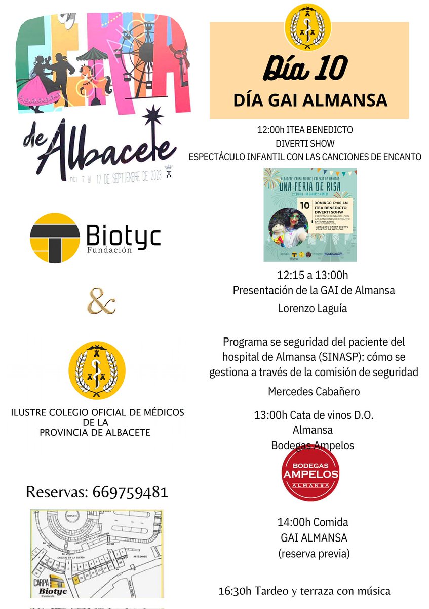 cdlcuadrav's tweet photo. #FeriaDeAlbacete2023 #Almansa #Sanidad #médicos https://t.co/Fyr9pjjqBX