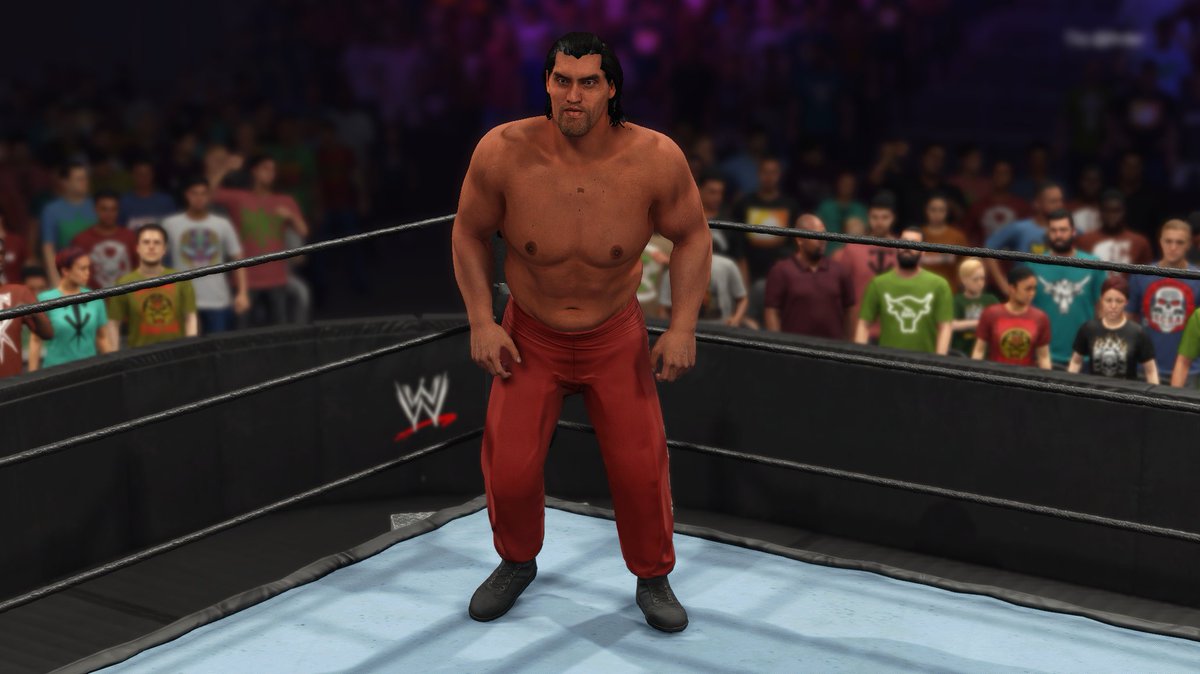 Ok so i ported over this Great Khali from #WWE2K15 into #WWE2K23 and i did this without realising Superstar Spectacle happened 🤣... #PCMods @greatkhali