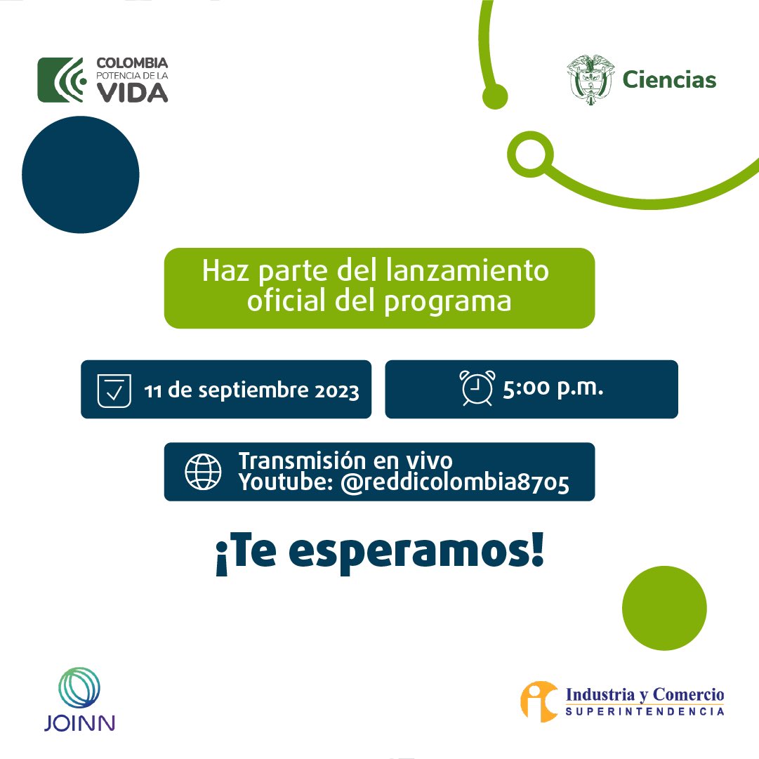 🔥 Sácale Jugo a tu Patente 5.0 🧃 es un programa de <a href="/joinncolombia/">JOINN - Red Nacional de Transferencia Tecnológica</a> y @minciencias_co que apoya la explotación, comercialización y transferencia de las invenciones protegidas o en proceso de protección por patentes.✅

Conoce todos los detalles del programa en nuestro📲 ((YOUTUBE