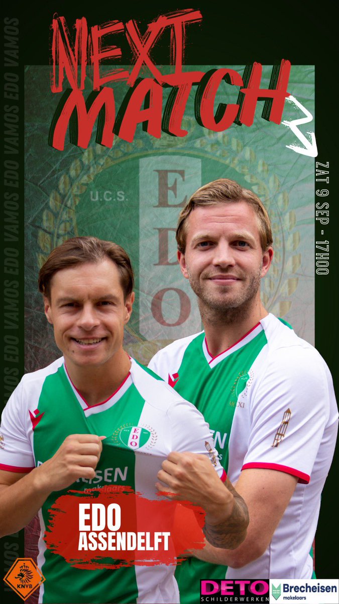 Onze mannen spelen morgen hun eerste officiële thuispot tegen het onbekende <a href="/vvAssendelft/">vv Assendelft</a> , vorig seizoen nog actief in de eerste klasse. Weet EDO haar tweede pot van het seizoen te winnen? Komt dat zien!

Op naar een mooie, sportieve pot! 

Vergeet de zonnebrand niet!☀️