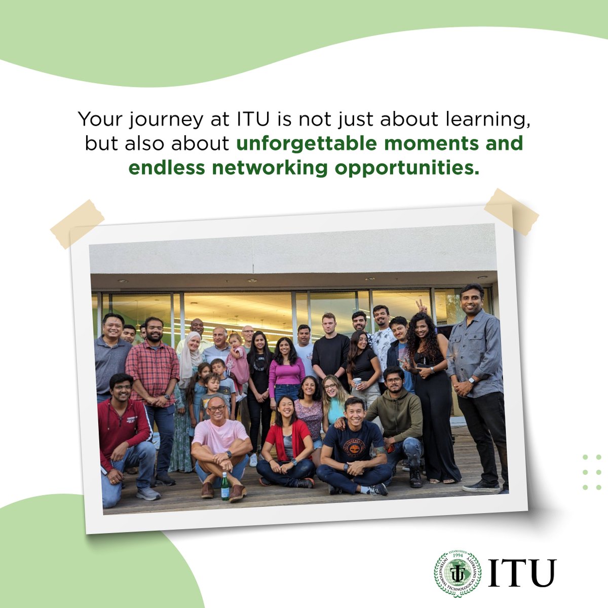 ITU_Tweets's tweet image. Experience the ultimate campus life at ITU!  Dive deep into the world of technology with events like ITU Presents, and make lifelong connections at our get-together parties. Learn more about ITU: discover.itu.edu  #ITUSV #ITULife #techandfun #studentlife #party #technology