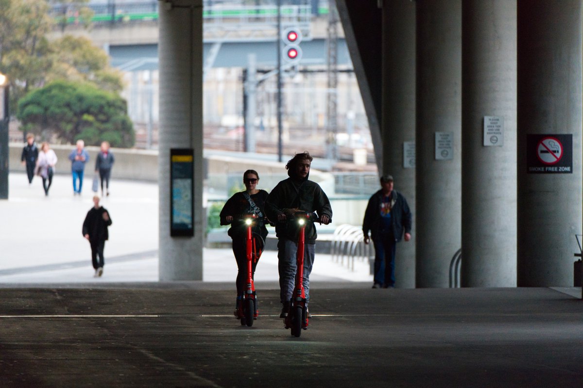 quick snap 🤟
scooters everywhere
in this city 
#melbmoment #Melbourne #Australia