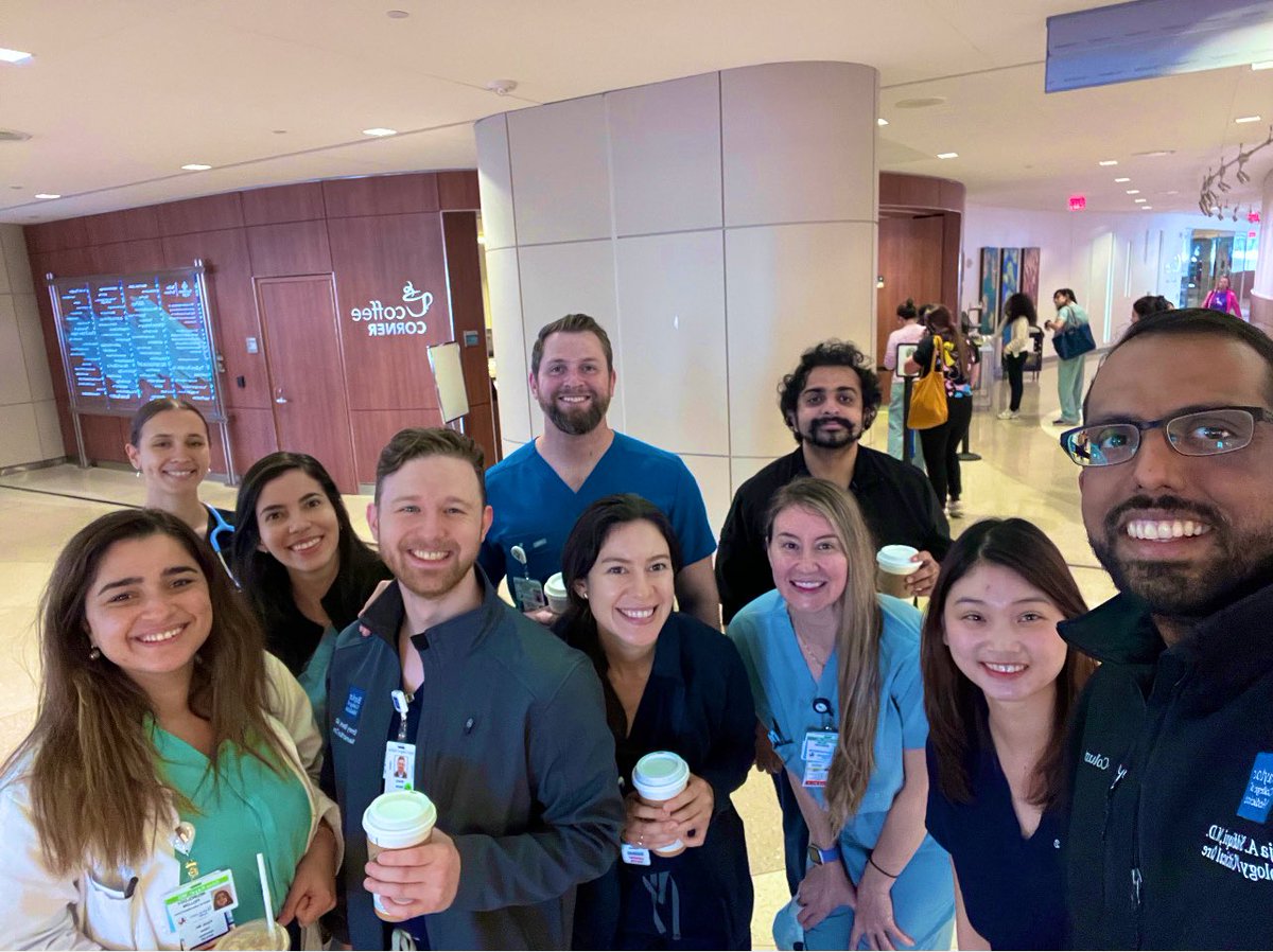Cheers to Friday! 🎉 Our <a href="/bcmneurology/">BCM Neurology</a> Neuro ICU dream team is fueling up with <a href="/Starbucks/">Starbucks</a> courtesy of our amazing attending. ☕ #FridayVibes #NeuroICU #CoffeeCheers