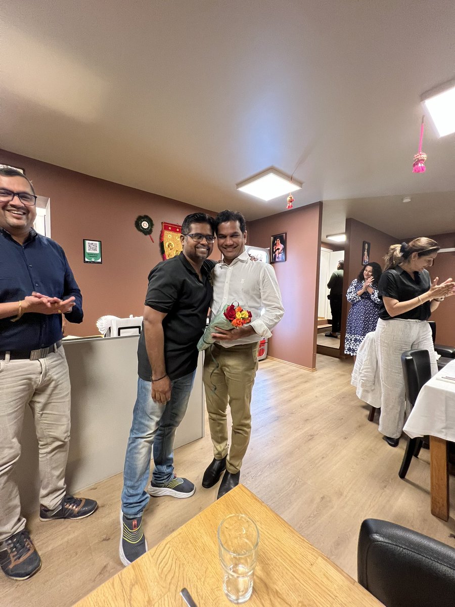 3 dynamic young Members of Parliament from India <a href="/HibiEden/">Hibi Eden</a> <a href="/Tejasvi_Surya/">Tejasvi Surya</a>  <a href="/priyankac19/">Priyanka Chaturvedi🇮🇳</a> 🗳️ visited picturesque city of Stavanger, Norway 🇳🇴. In a heartwarming gesture, they decided to experience the South Indian cuisine, <a href="/spisoh/">Spisoh -South Indian Restaurant</a> 🍽️ for their dinner tonight.<a href="/kamath_nitish/">Nitish Kamath</a>