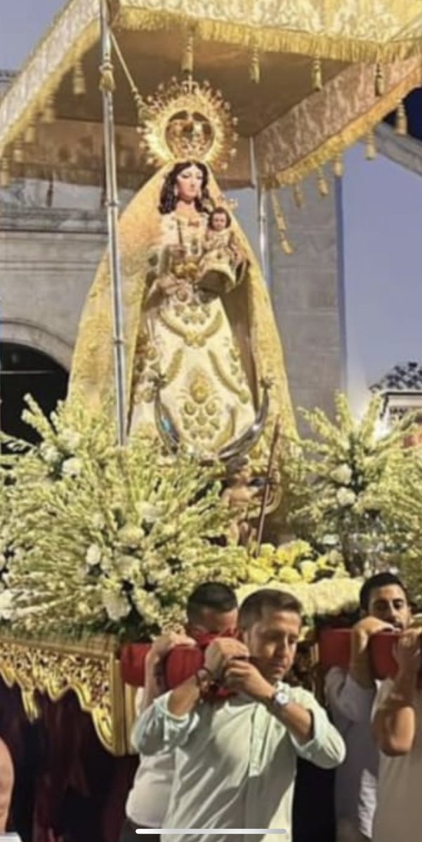 Algunos de nuestros costaleros, tras la petición de colaboracion, se han prestado a servir a la Virgen de los Llanos, portandola en esta noche sobre sus hombros.
Un orgullo y un placer poder llevar a nuestra Patrona💜💚