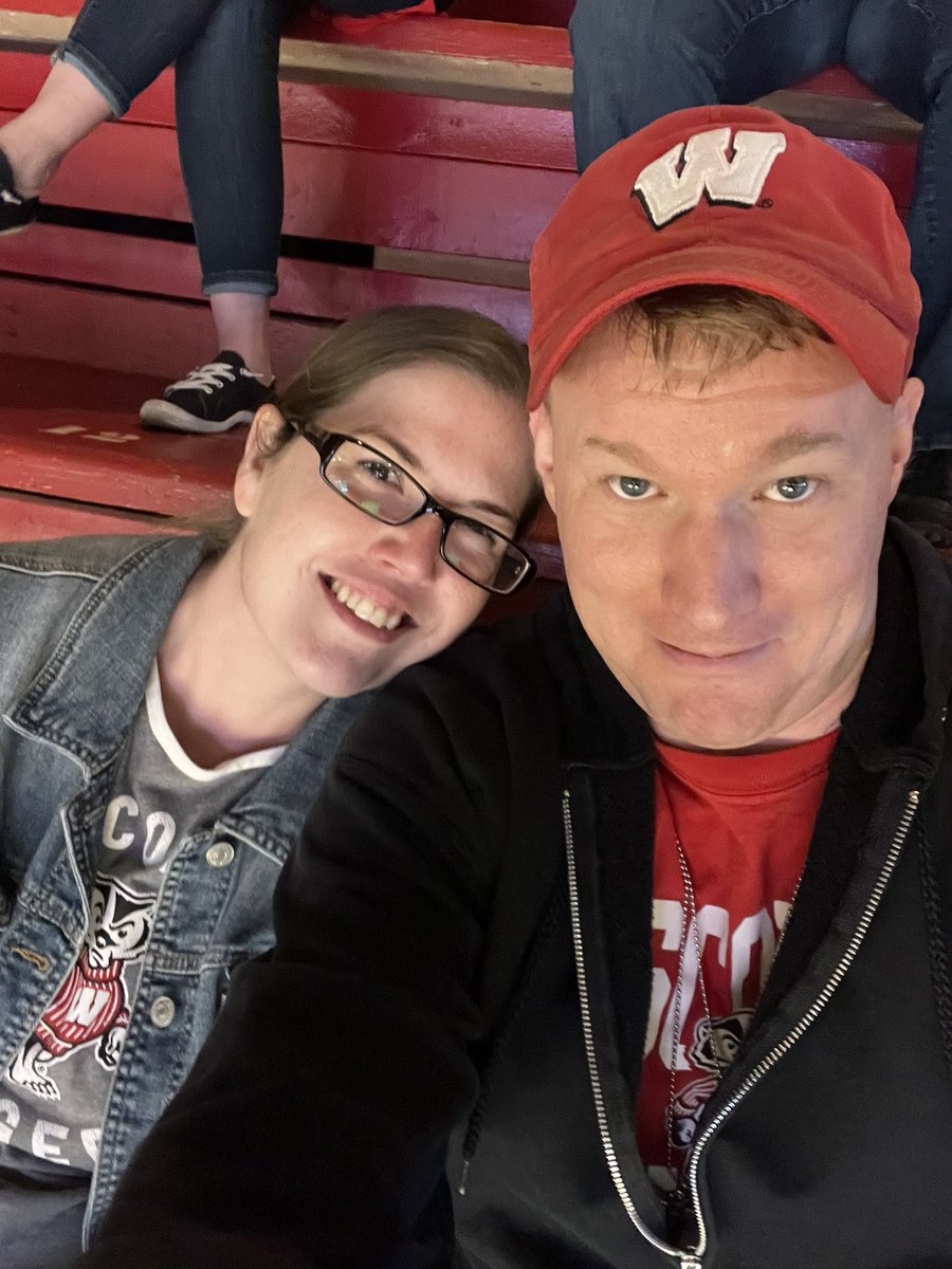 CHEditorKevin's tweet image. First @BadgerVB game!