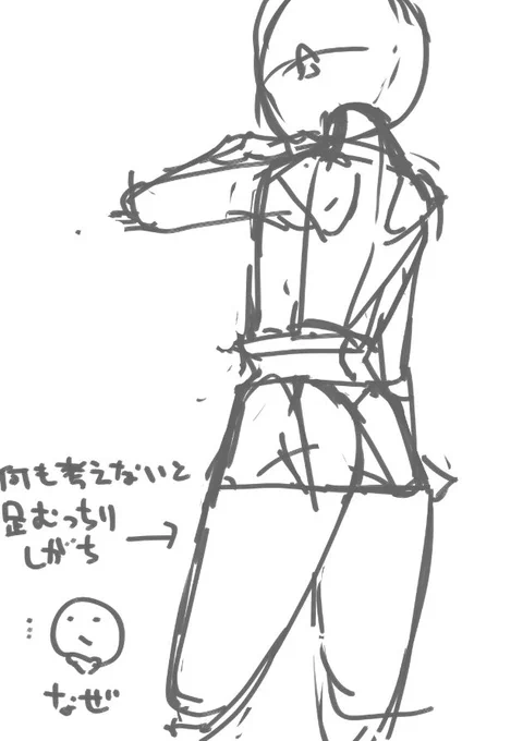 細い感じのが描きたい時にいつも思う 