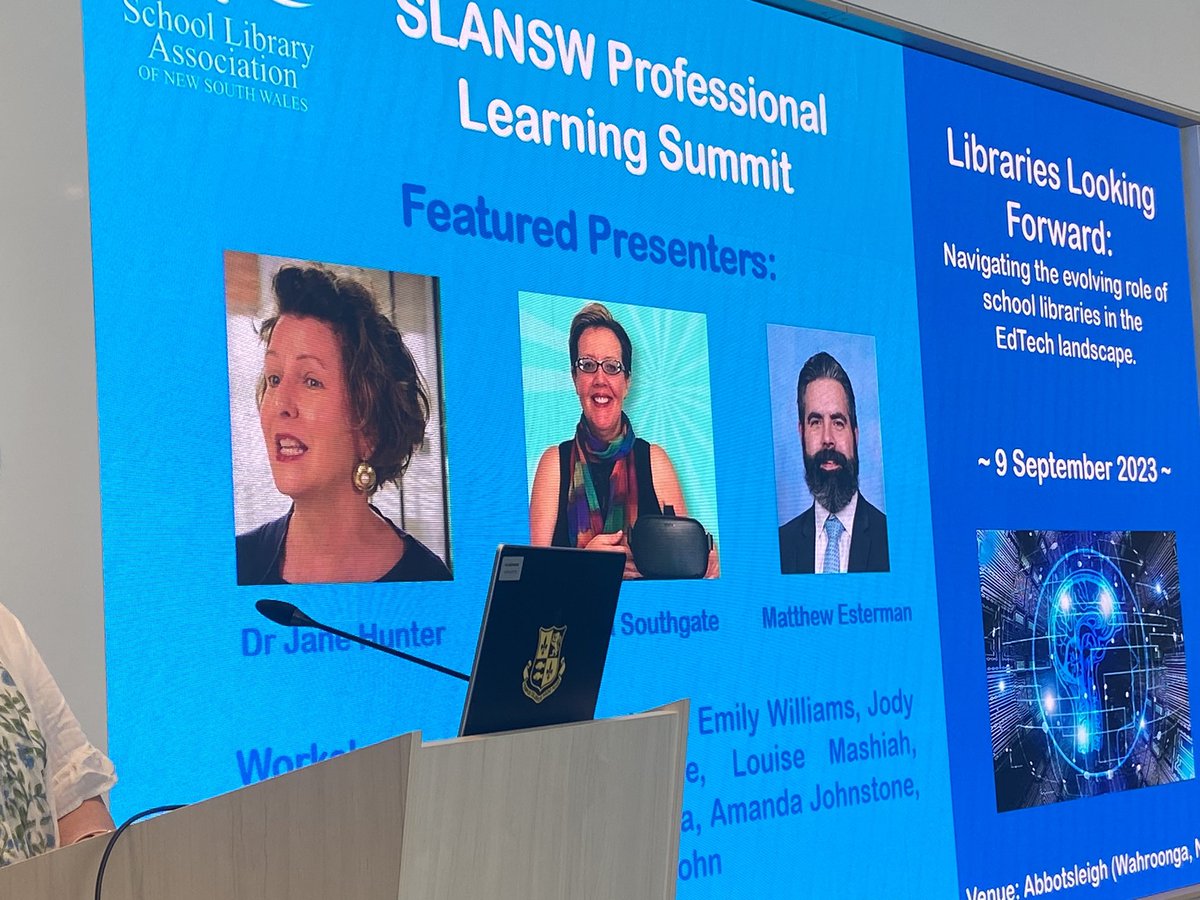 victorjd's tweet photo. @SLANSW @janehunter01 #libraries looking #forward https://t.co/VlzoKtxeXw