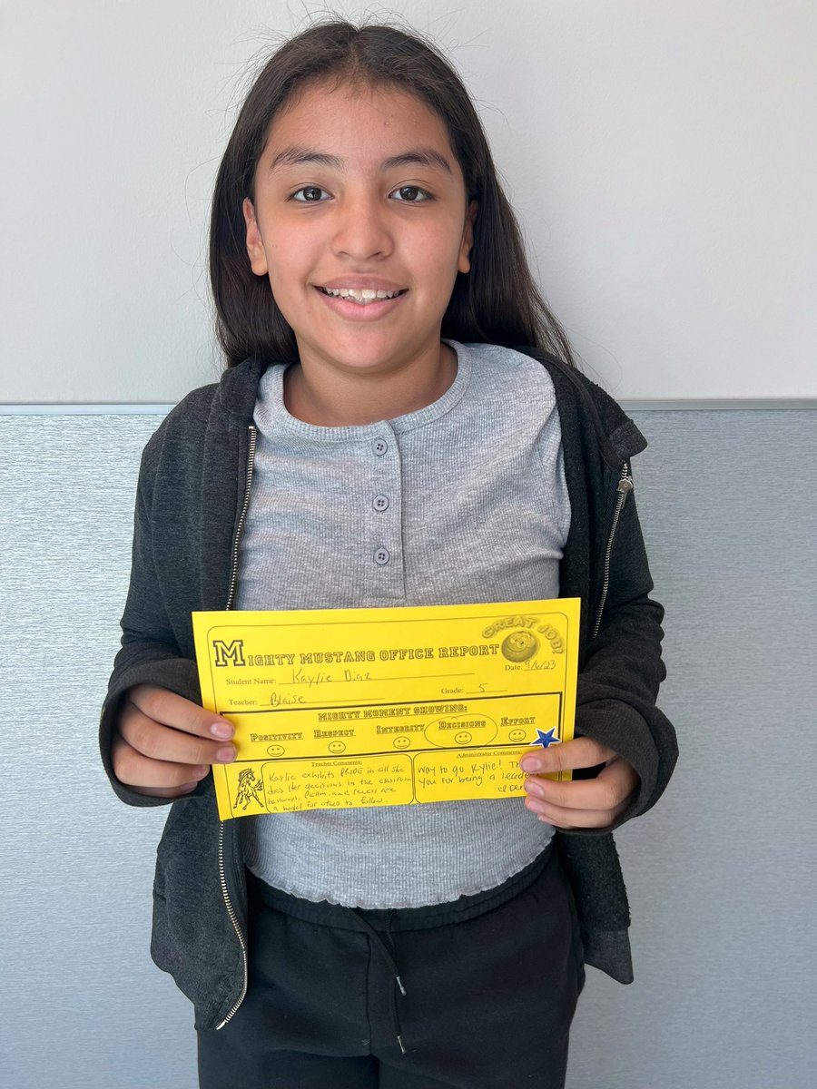 MrsDennisGarcia's tweet image. These students earned a Mighty Mustang Shout Out for showing their Pride! We are PROUD of our Mustangs! 👏🏼🤗👏🏼 #PositiveReferrals #BANEpride #PBIS @BaneElementary @cdiazcfisd @CFISDStuSrvcs