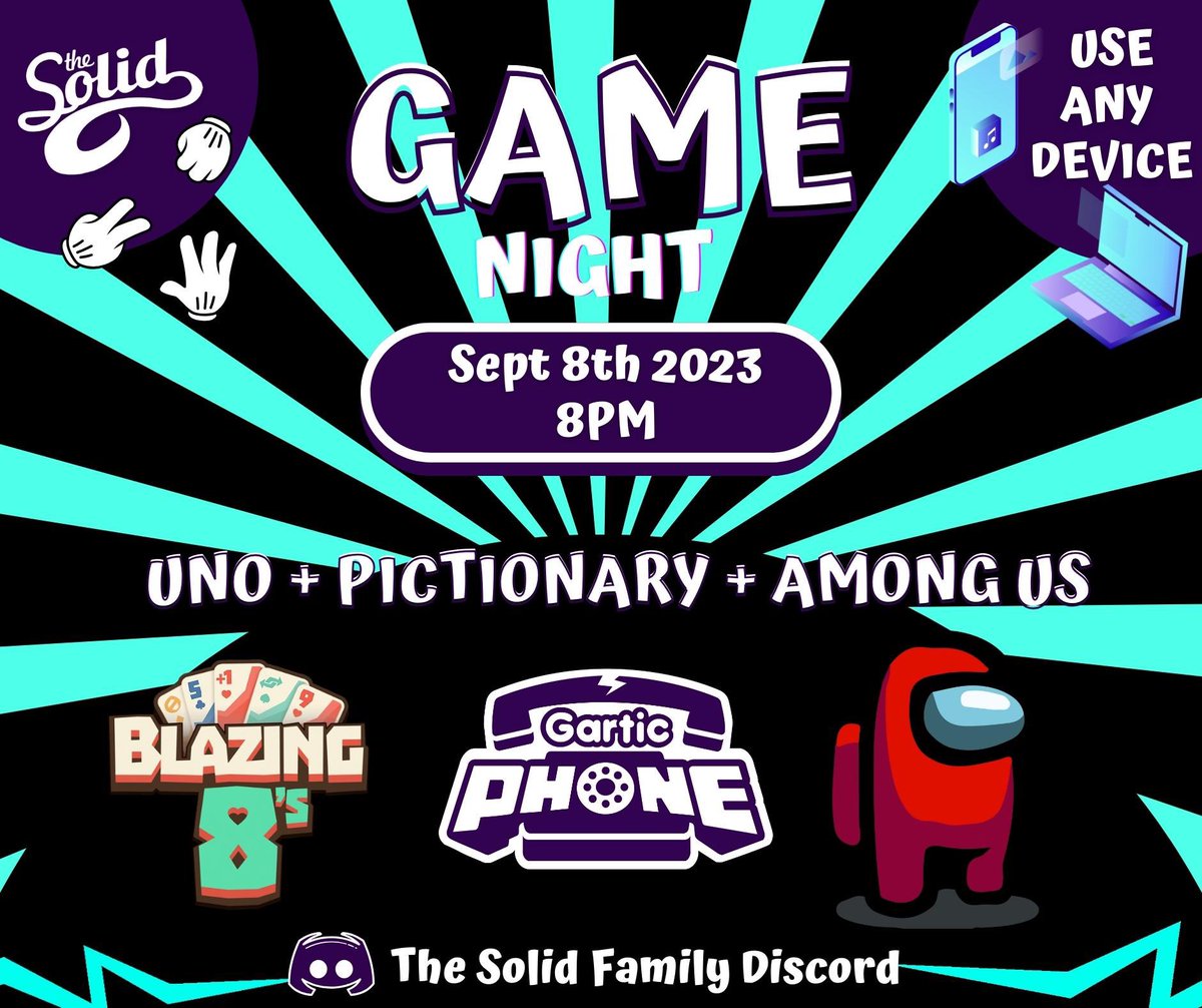 Tonight! 

NOTICE: This is a VIRTUAL event. All you need is a phone/tablet/pc and Discord to Join and Play.

Join the discord via this link
 discord.gg/k9fmNsBG
