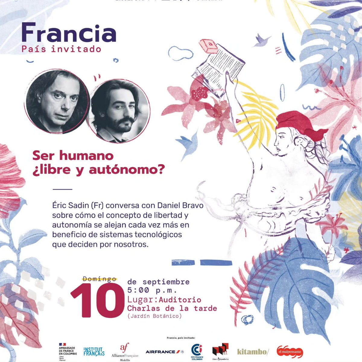 Comenzó todo lo lindo que es <a href="/FiestaLibro/">Fiesta del Libro</a> 👽 Y yo estaré este domingo a las 5 hablando con el filósofo y escritor francés Éric Sadin sobre ChatGPT, tecnología y otras preguntas que nos hacemos hoy y que la filosofía puede ayudarnos a pilotear. ¿Nospi? 🤠
