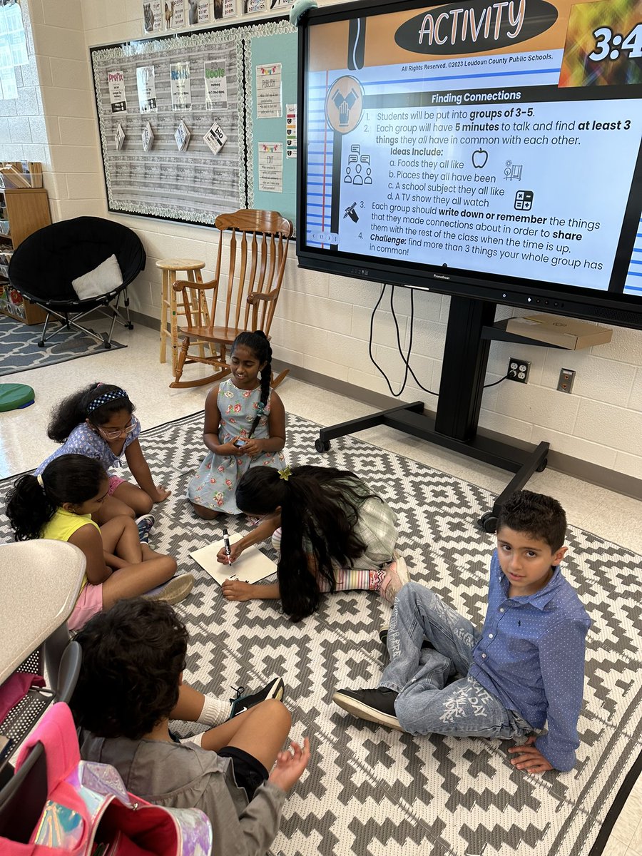 Continuing to build connections in our classroom.  I love our class family 🥰 #TeamThompson <a href="/E_ThompsonES/">Elaine Thompson Elementary</a>