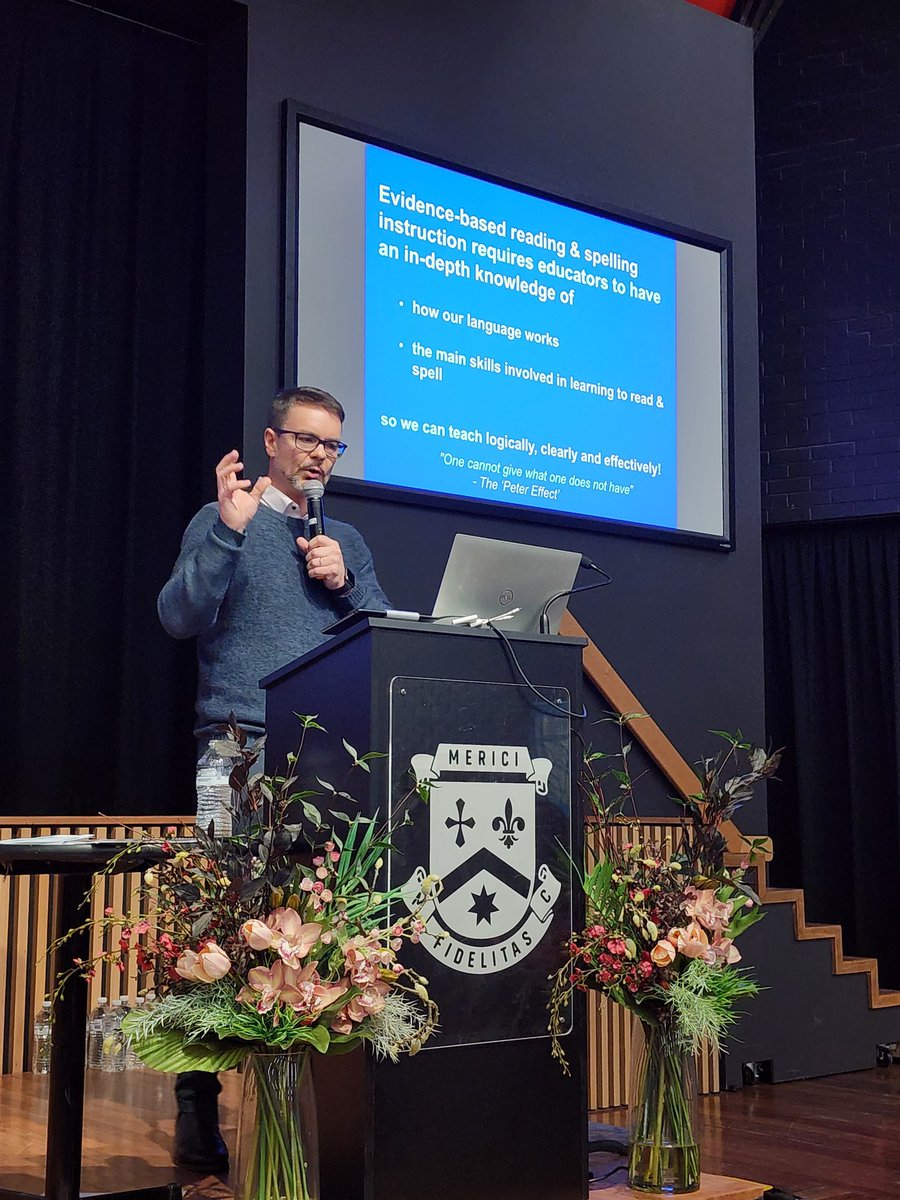 Welcome to our first keynote Dr Bartek Rajkowski, giving us a powerful lesson about why teachers of English spelling should be experts in the sounds of speech. <a href="/ReadingDoctor/">Reading Doctor</a> <a href="/SharingBestPrac/">Sharing Best Practice</a> #SBB23CBR #SBPcanberra
