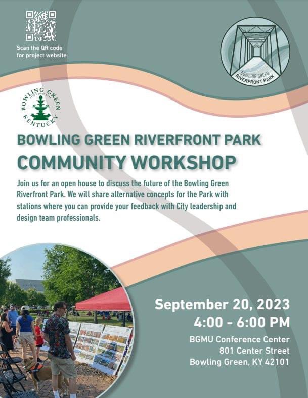 KyMBABowlingGre's tweet photo. Do you want a Gnarly Bicycle-Pump-Track in Bowling Green Ky at Riverfront Park co-located with the Low Hollow Trail and a Dual Slalom Course. If you say Yes then come to the "Riverfront Park Community Workshop" Wed Sept 20th. Details below! Let your voices be heard! https://t.co/zhZ8OonTW4