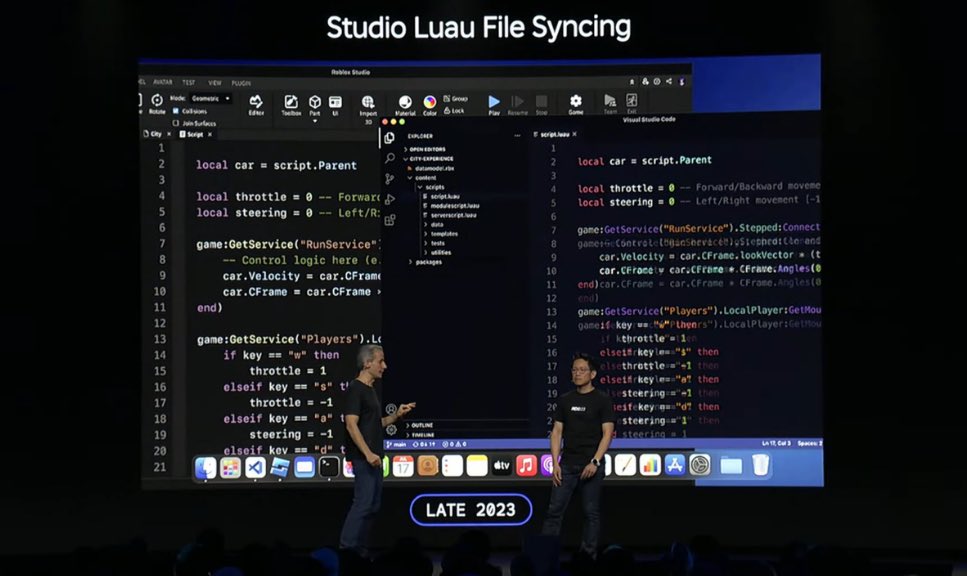 RTC on X: Roblox has announced support for Studio Luau File Syncing with  applications such as VSCode. For many programmers on the platform,  utilizing 3rd party software like VSCode for programming is