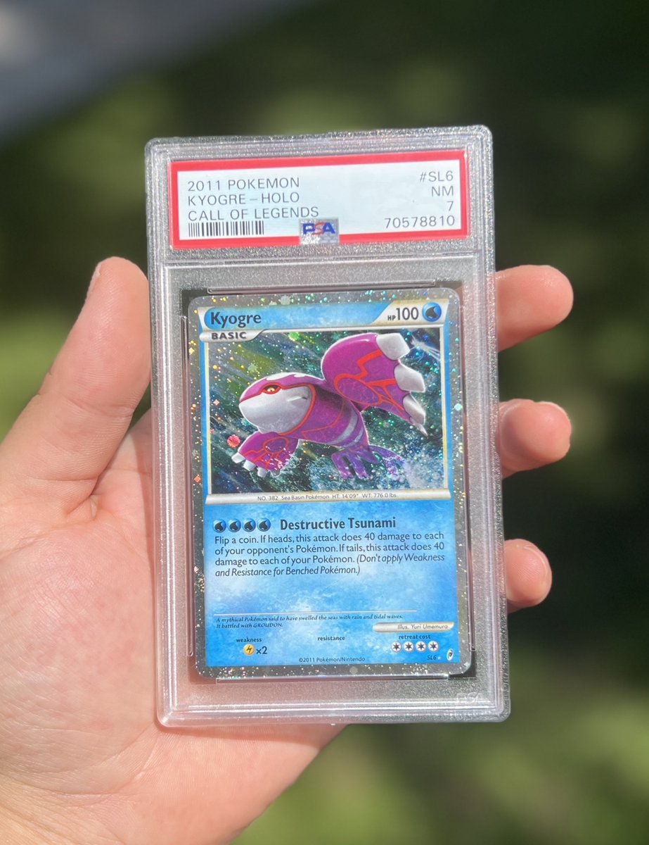 CormickRips's tweet photo. Kyogre SL6 Call of Legends PSA 7

$150 shipped

RTs Appreciated 🤝 https://t.co/HpX4WXojpo