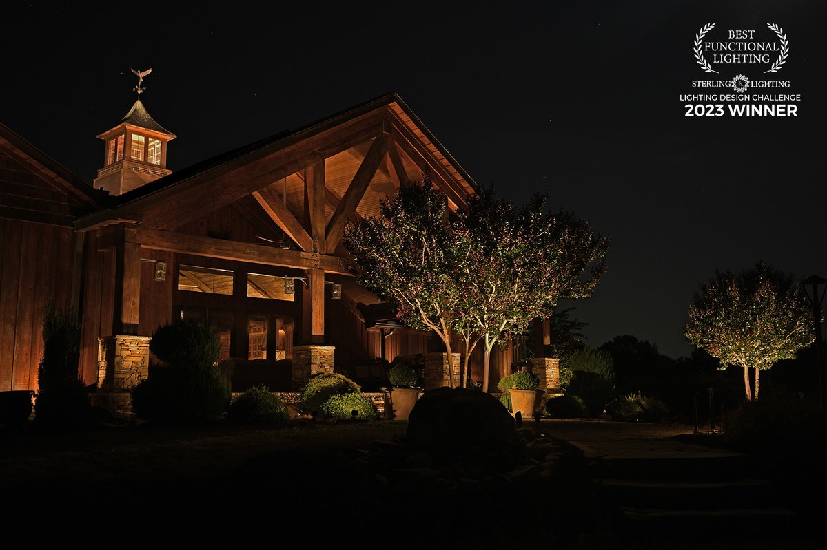 SterlingLights's tweet photo. Congrats to our 3rd annual Lighting Design Challenge winners! Team 1 "Reception Barn Area"=Best Feature Focus; Team 2 "Lodge Area"=Best Functional Lighting; Team 3 "Agricultural Barn Area"=Best Natural/Structural/Overall Scene. #DanvilleSummit23
📷 Credit: Ian Leppke, NiteLiters https://t.co/VR4bFT50yb