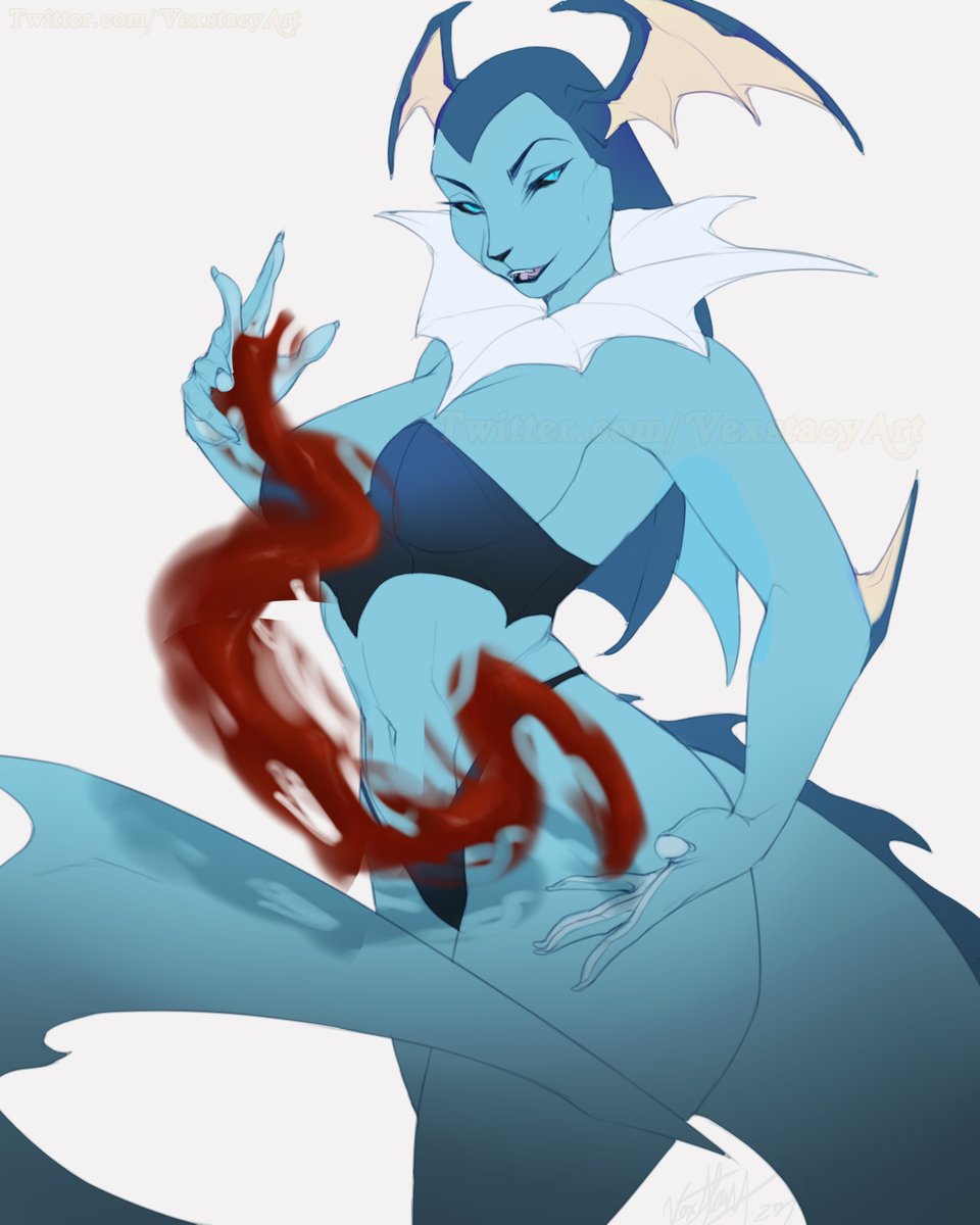 Hanma's Vamporeon 
"Once you perfect this technique, you can control anything, or... anyone." - Hanma , Avatar The Last Airbender 

#furryartwork