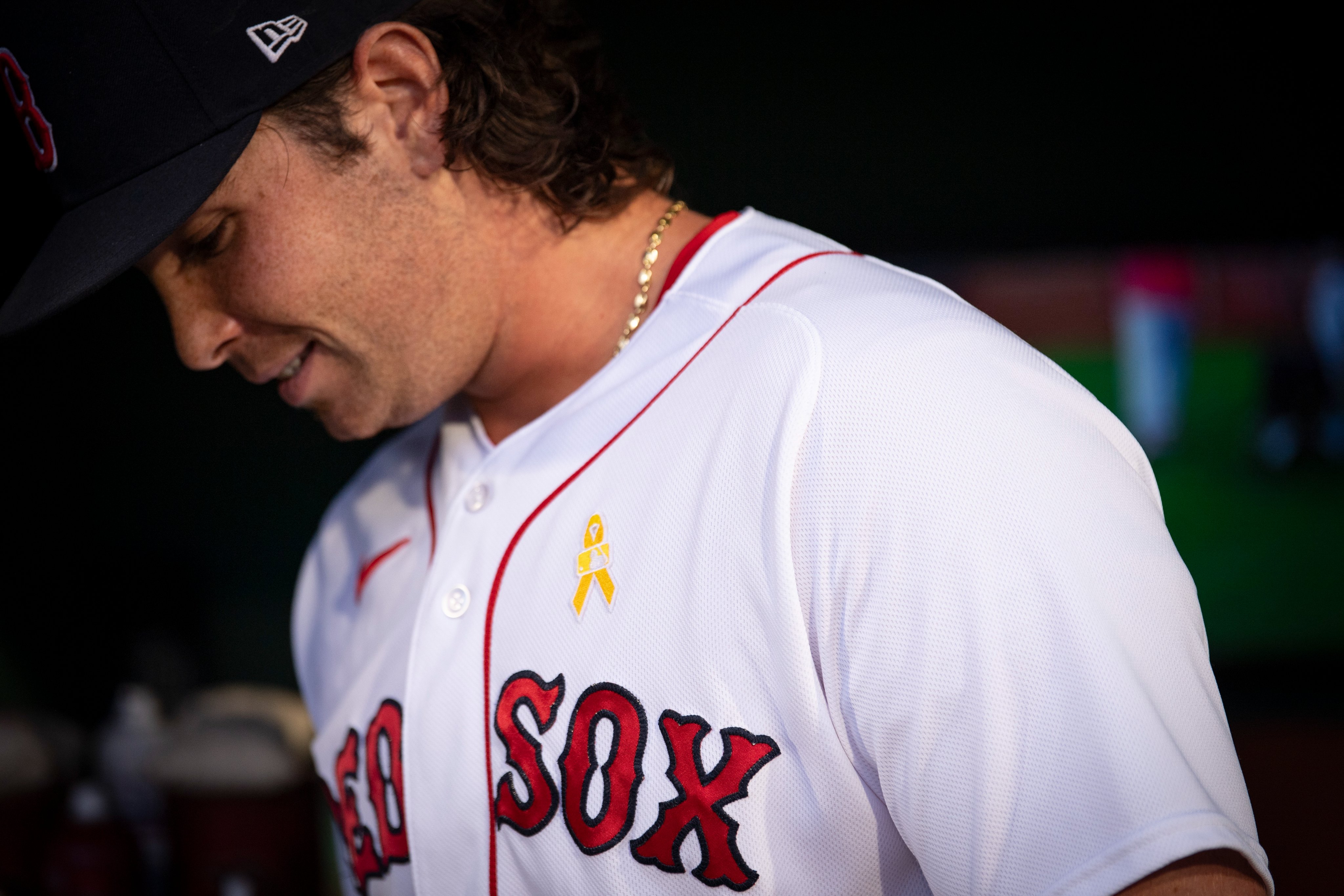 Red Sox on X: Going gold tonight for Childhood Cancer Awareness Month! 🎗   / X