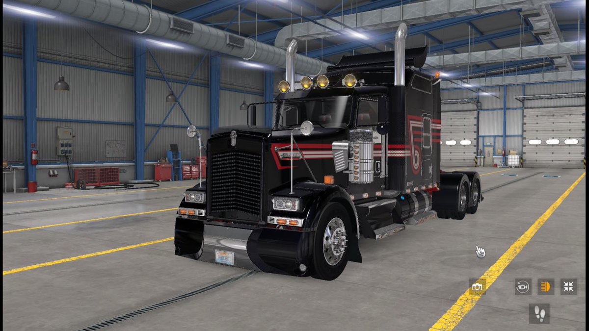 Rob3rtMX's tweet photo. @SCSsoftware I have been editing this buddy to celebrate that I got Oklahoma and the w900 tuning pack. Today it is going to road its first miles. https://t.co/ZjVMCfGpYf