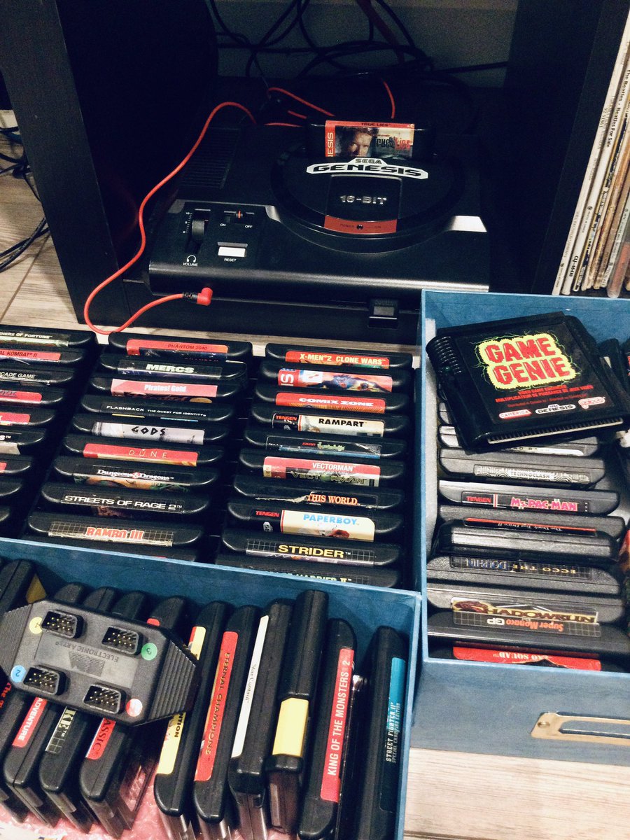 gordoslair's tweet photo. Friday night! Genesis time. Have a good one. #Sega #16bitgaming https://t.co/4Su82DX1hH