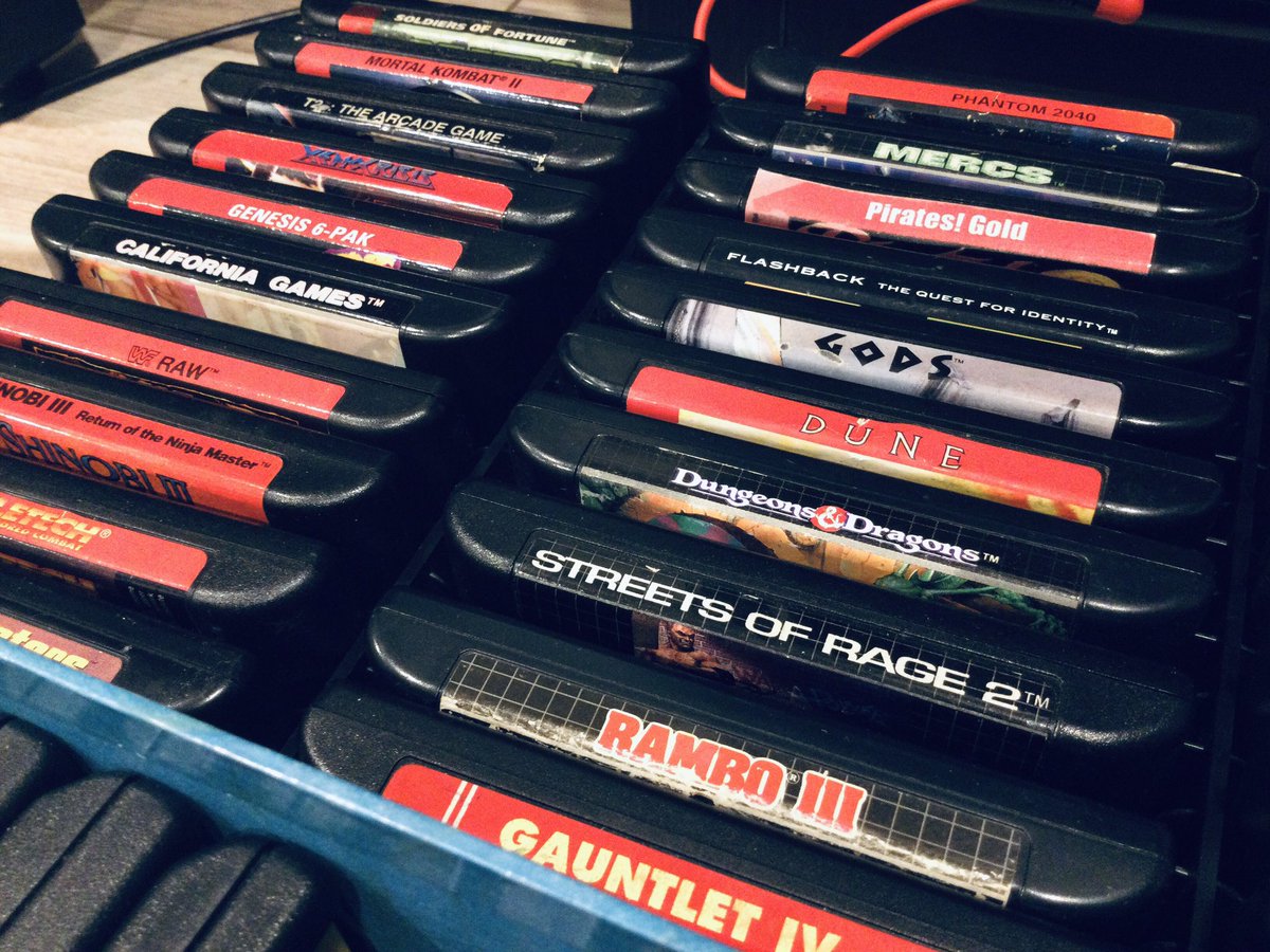 gordoslair's tweet photo. Friday night! Genesis time. Have a good one. #Sega #16bitgaming https://t.co/4Su82DX1hH
