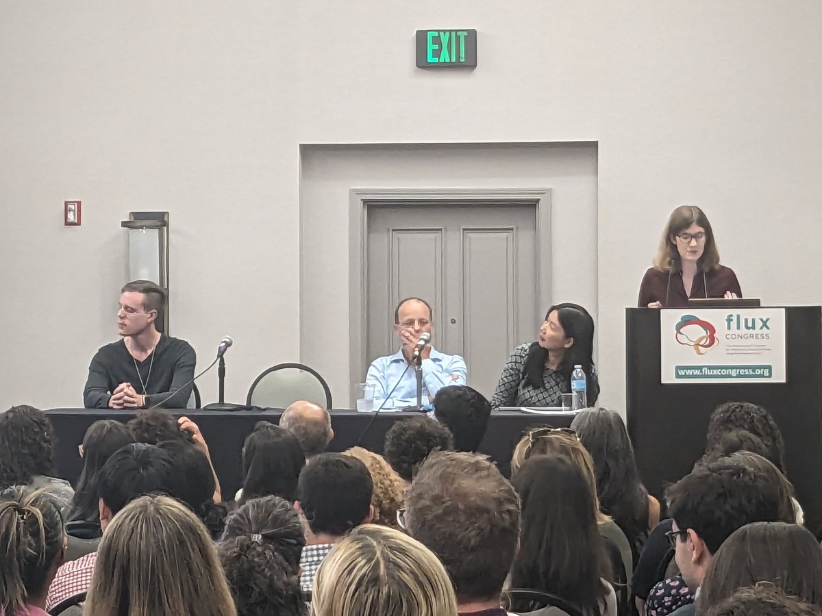 JamieLarsH's tweet image. . @laurel_joy_gd talking about sensitive periods and neurodevelopment, also emphasizing translating research into supporting children and youth #Flux2023