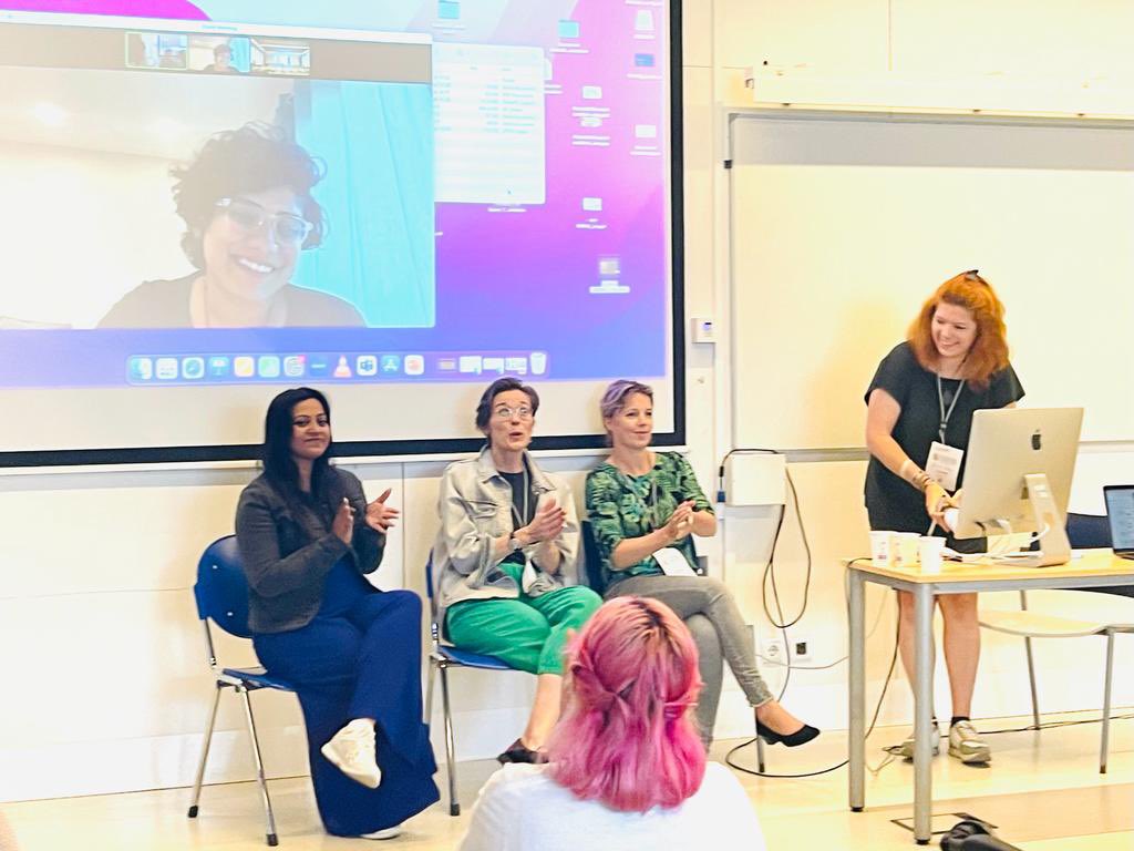 khanruhi's tweet photo. Absolutely delighted to speak on #ContestedVisibilities & decolonial interventions in feminism at the
@GSC_ECREA @DCCECREA conference in Lisbon, and engage in some great discussions!
@ULusofona
@MediaLSE https://t.co/eww0yvhPIR