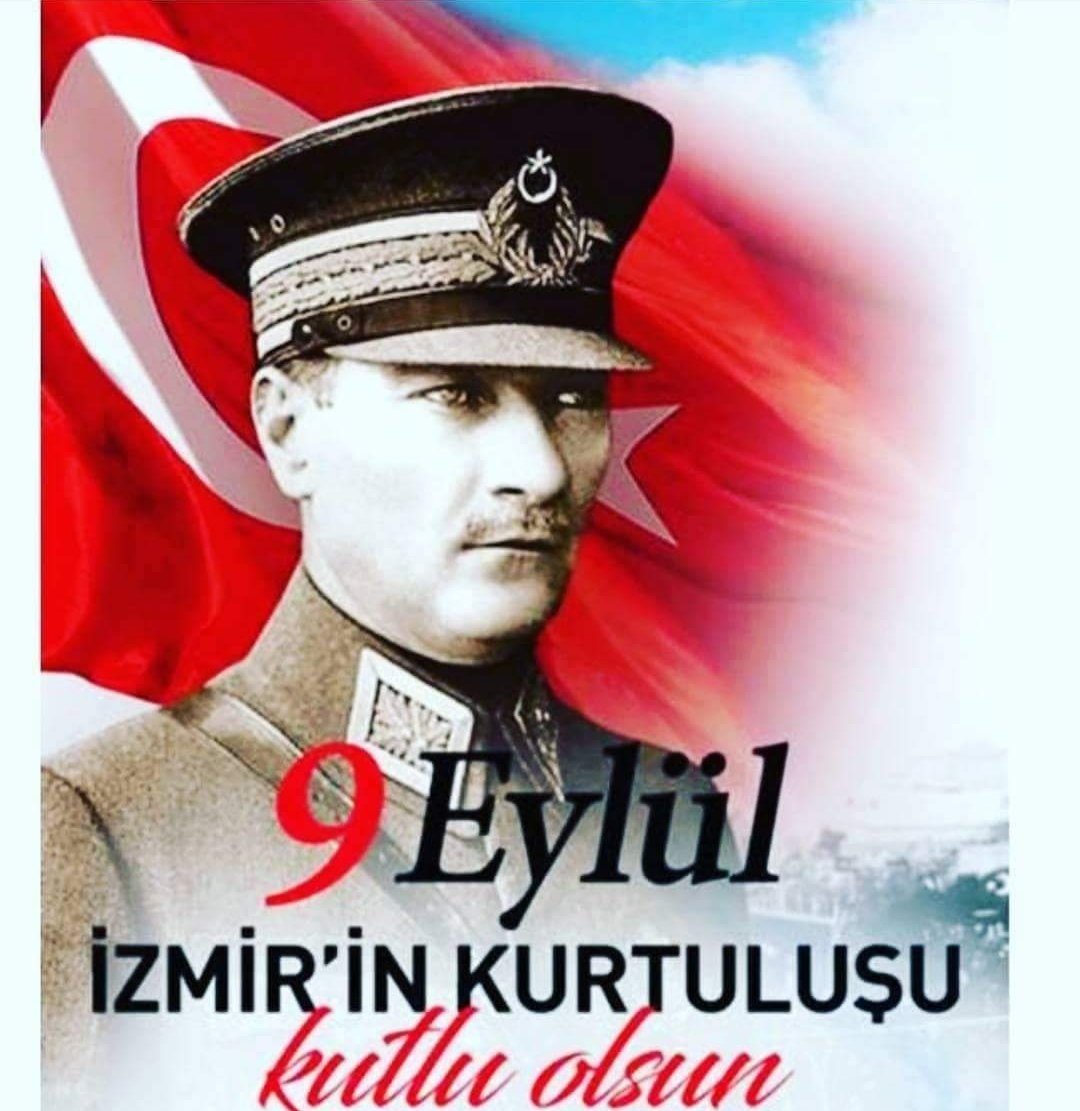 Güzel İzmir'imizin kurtuluş gününü büyük bir gurur ve mutlulukla kutluyor, kurtuluş destanımızı yazan Atatürk ve silah arkadaşlarını saygıyla anıyoruz... #9eylülizmirinkurtuluşukutluolsun#