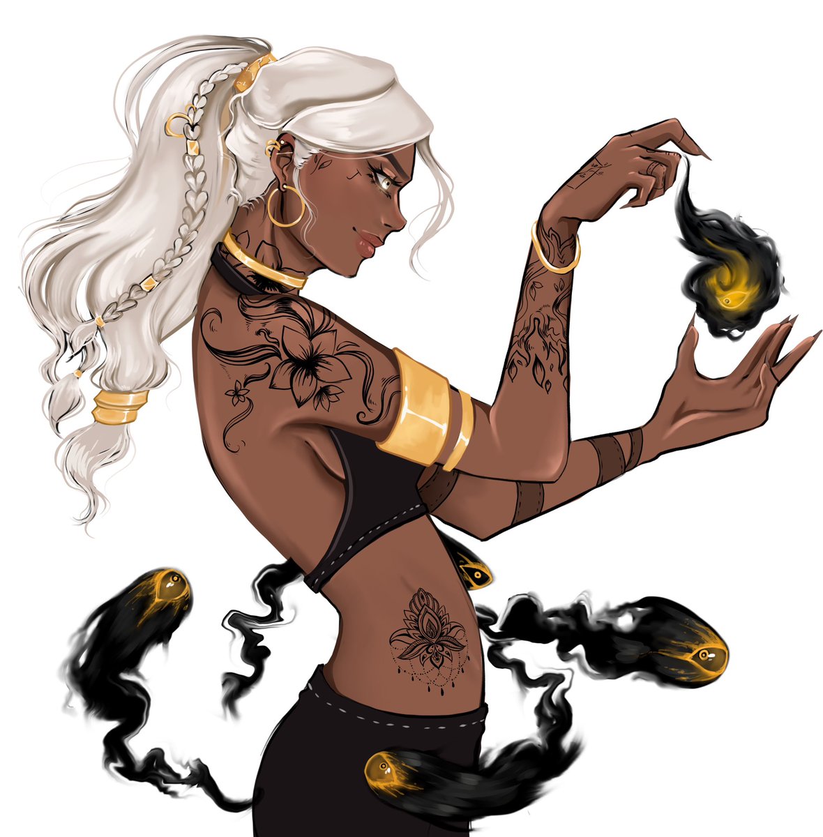 Heeeey, this is a re-design of a character, I’ll ignore the elephant in the room and will just start posting again 👍🏻 
#artist #artmoots #procreateart