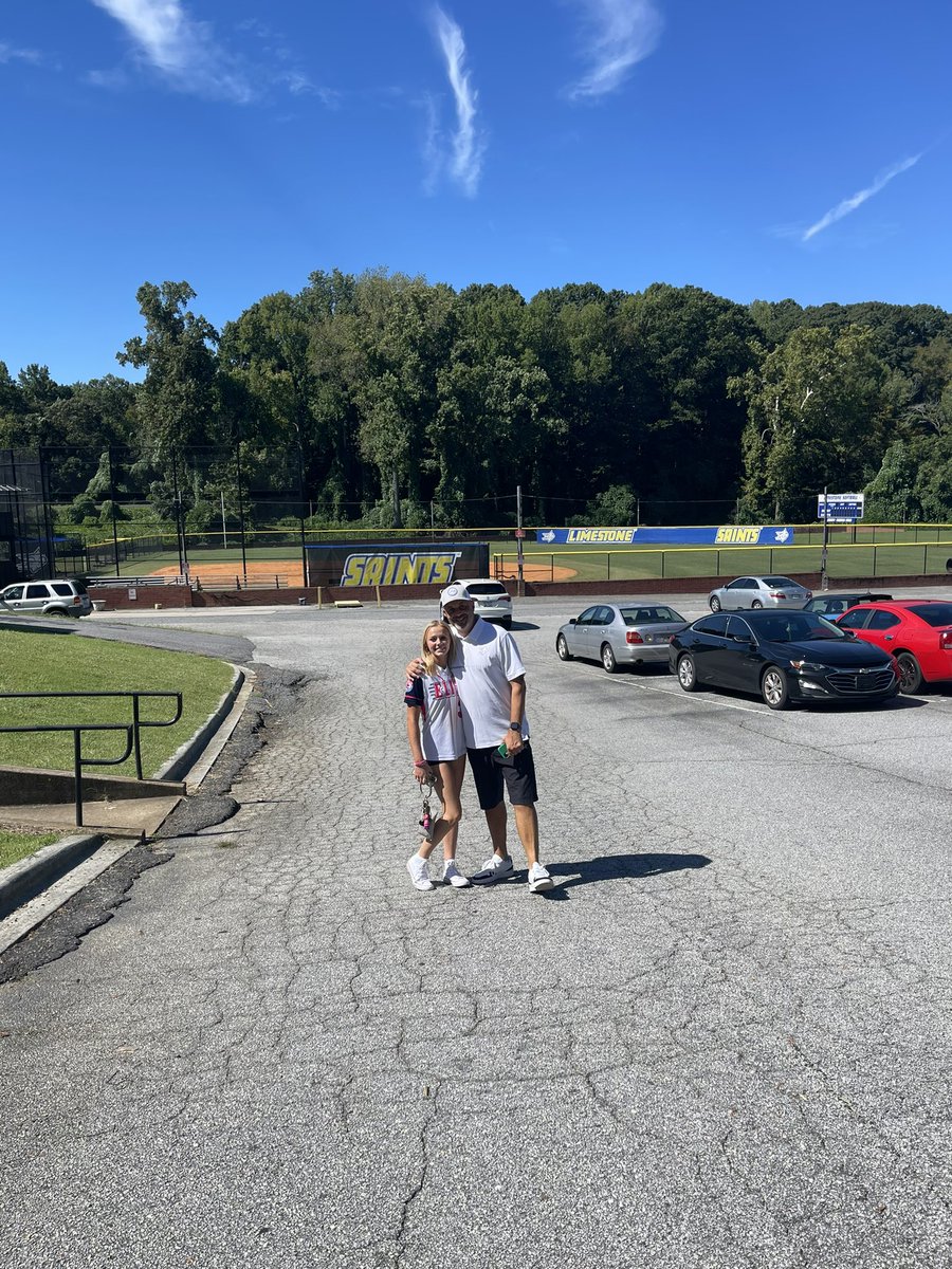 Had a great visit at limestone. So glad I got to have my visit with a former high school teammate. Thank you <a href="/LimestoneSball/">Limestone Softball</a> for having my at your campus! <a href="/CoachJDeitz/">Jason Deitz</a> <a href="/EliteOwens/">Carolina Elite Owens</a>