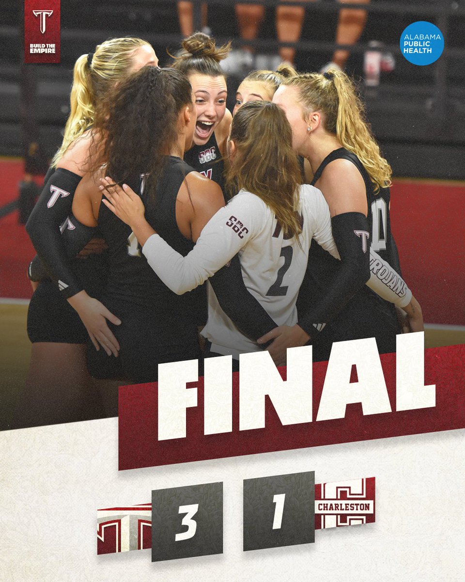 Friday night dubs never felt this good 😆😆

#BuildtheEmpire | #OneTROY 🏐⚔️