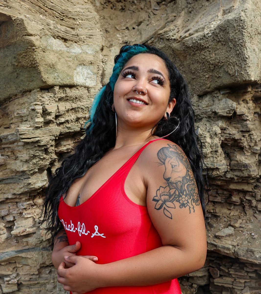 ravesuits's tweet photo. We ❤ this stunning mermaid in our Red "Thick-Fil-A" one piece. 🏖🧜‍♀️ https://t.co/VlV7hRiVkj
