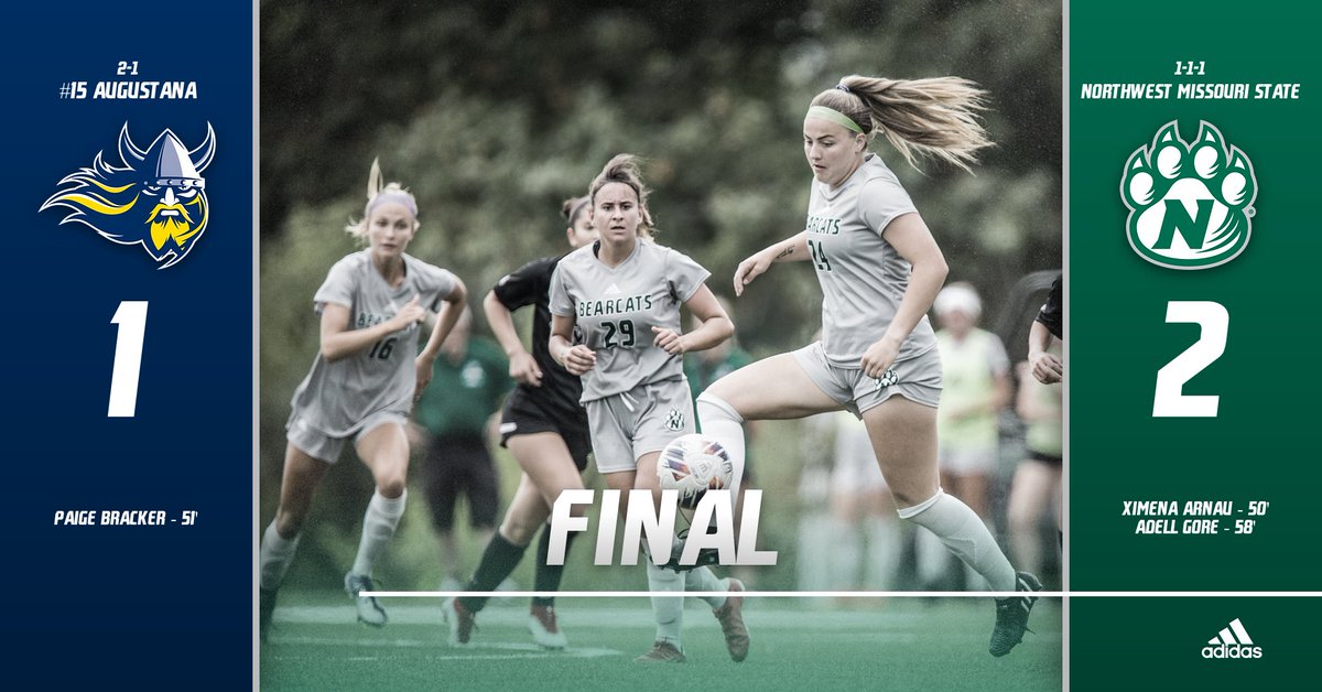 NWBearcatSOC's tweet photo. 𝘽𝙀𝘼𝙍𝘾𝘼𝙏𝙎 𝙒𝙄𝙉!!

Ximena Arnau (51') and Adell Gore (58') net a pair of second-half goals to lift Northwest over Augustana in the program's home-opener! Recap and stats to come. 

#onemore #respectthepaw https://t.co/44XCfa3bfk