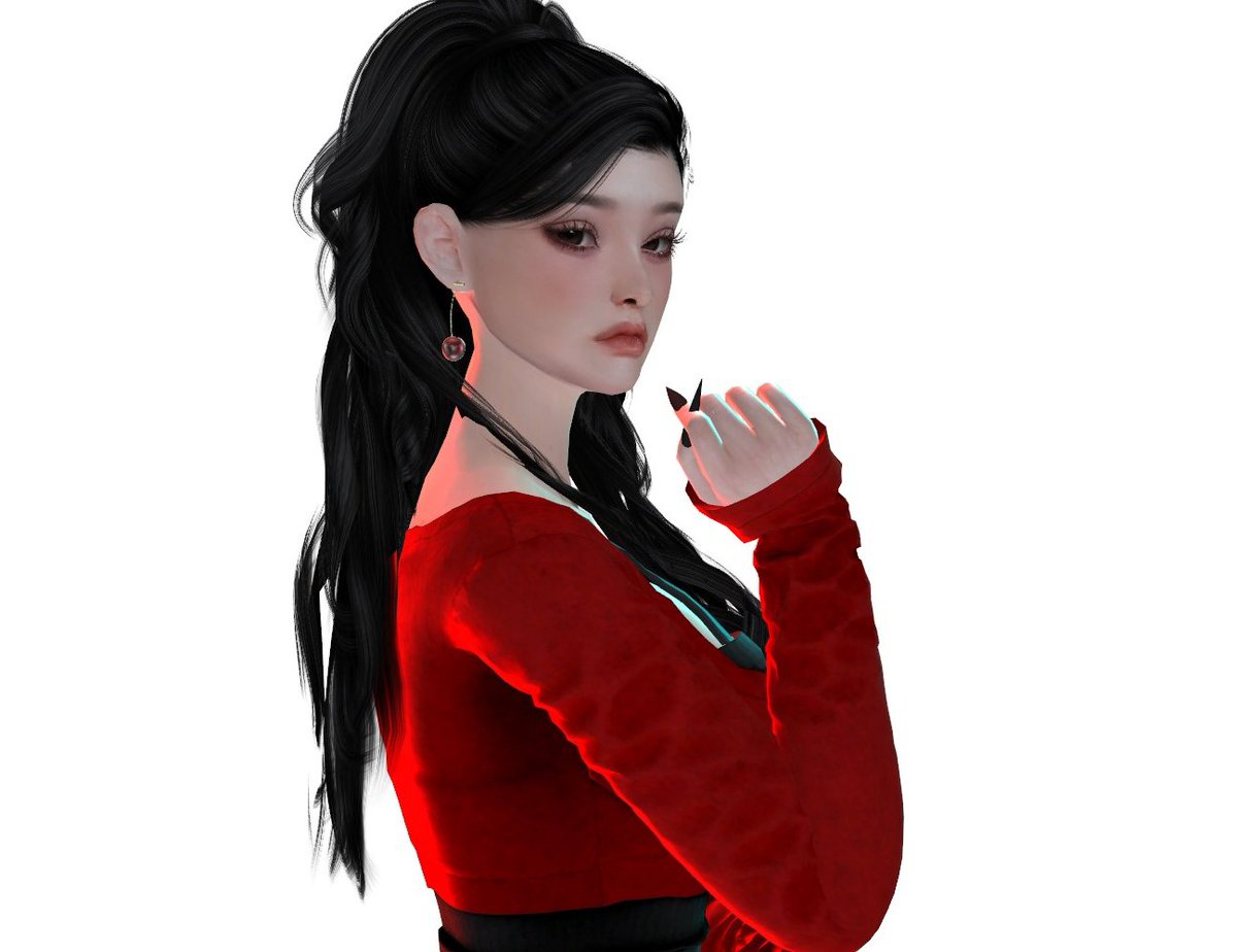 「playing sims again I FOUND DRAMATIC LIGH」|Renee 🌷のイラスト