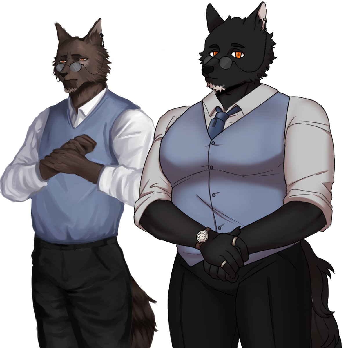 WayfinderVN's tweet photo. Arkyn, Biorn and Geirolf redesigns (and someone else, too) will be featured in the next public release of Wayfinder in early October!
#fvn #furry #gay #furryvn #visualnovel #wayfindervn #wolf #wolfgiant #anthro #halloween #itchio #athletic #business #cute #wolfman #fantasy #game https://t.co/1DwLETFqnT
