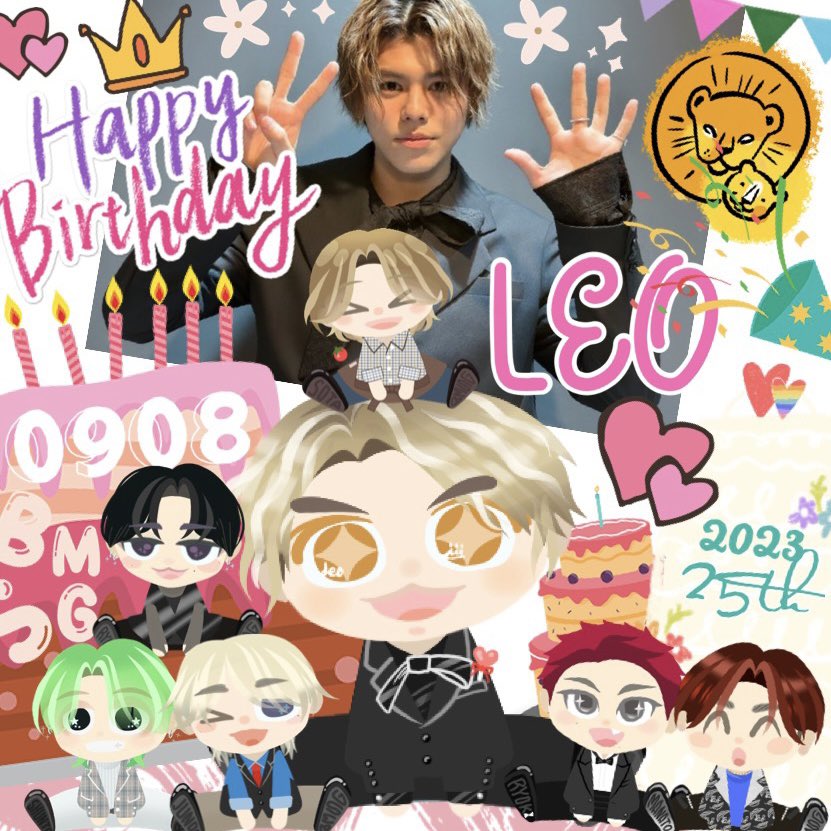 bestludebesty's tweet photo. happy birthday LEO🦁🎂🍾🎁🍷✨

いつも優しく世界を照らしてくれてありがとう💡💕
これからも輝き溢れる音楽人生を送れますように🌹✨
素敵なウイスキーマスターにもなれますように🥃✨

#HAPPYLEODAY_2023
#LEO_HBD_25th https://t.co/meZhoc8Hxa