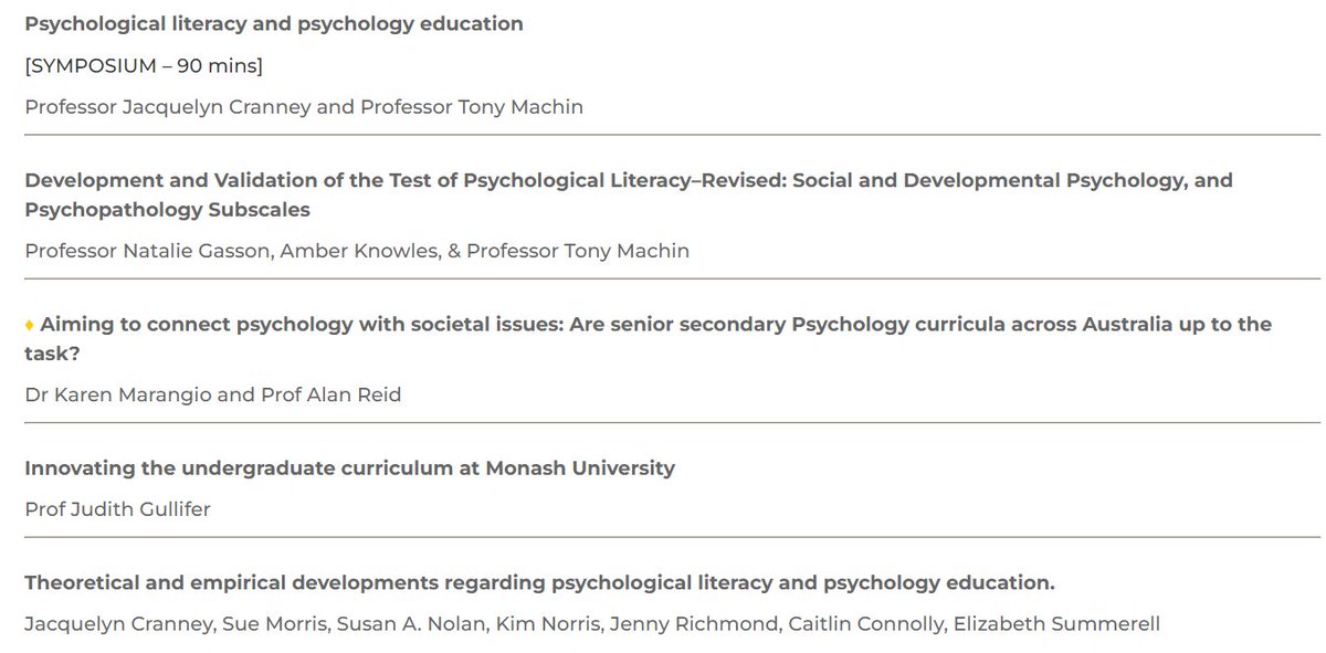 ausplat's tweet photo. Day 1 #AusPLAT23 #PsychLiteracy symposium lead by @professormachin & @jackycranney with #TanyaMachin as discussant
#NataliaGlasson #AmberKnowles @KarenMarangio #AlanReid @JudithGullifer #SueMorris @Susan_A_Nolan @DrKimNorris @JenRichmondPhD #CaitlinConnolly #ElizabethSummerell https://t.co/qKNaY43qqe
