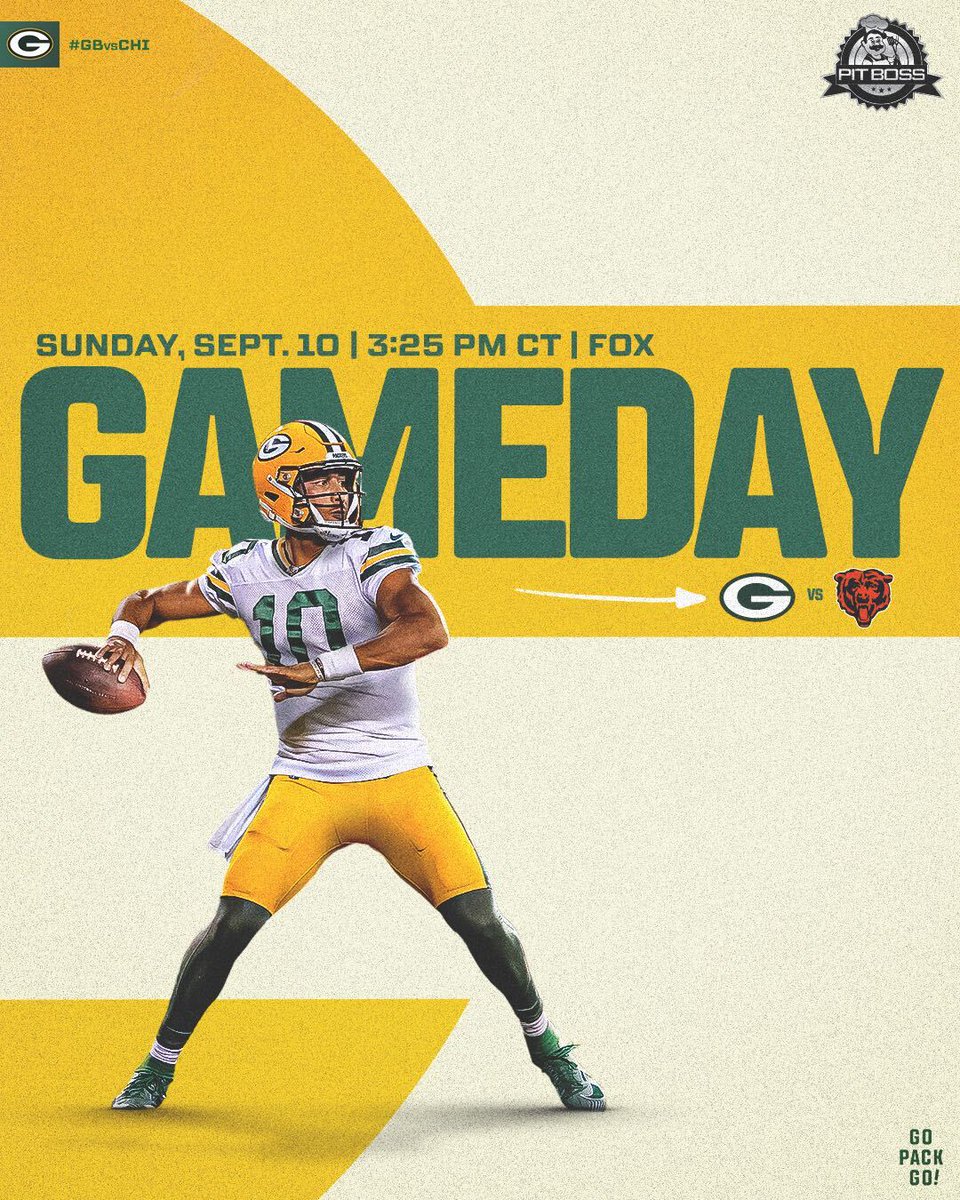 Who doesn't Love a rivalry?

IT'S GAMEDAY 😤

#GBvsCHI | #GoPackGo
