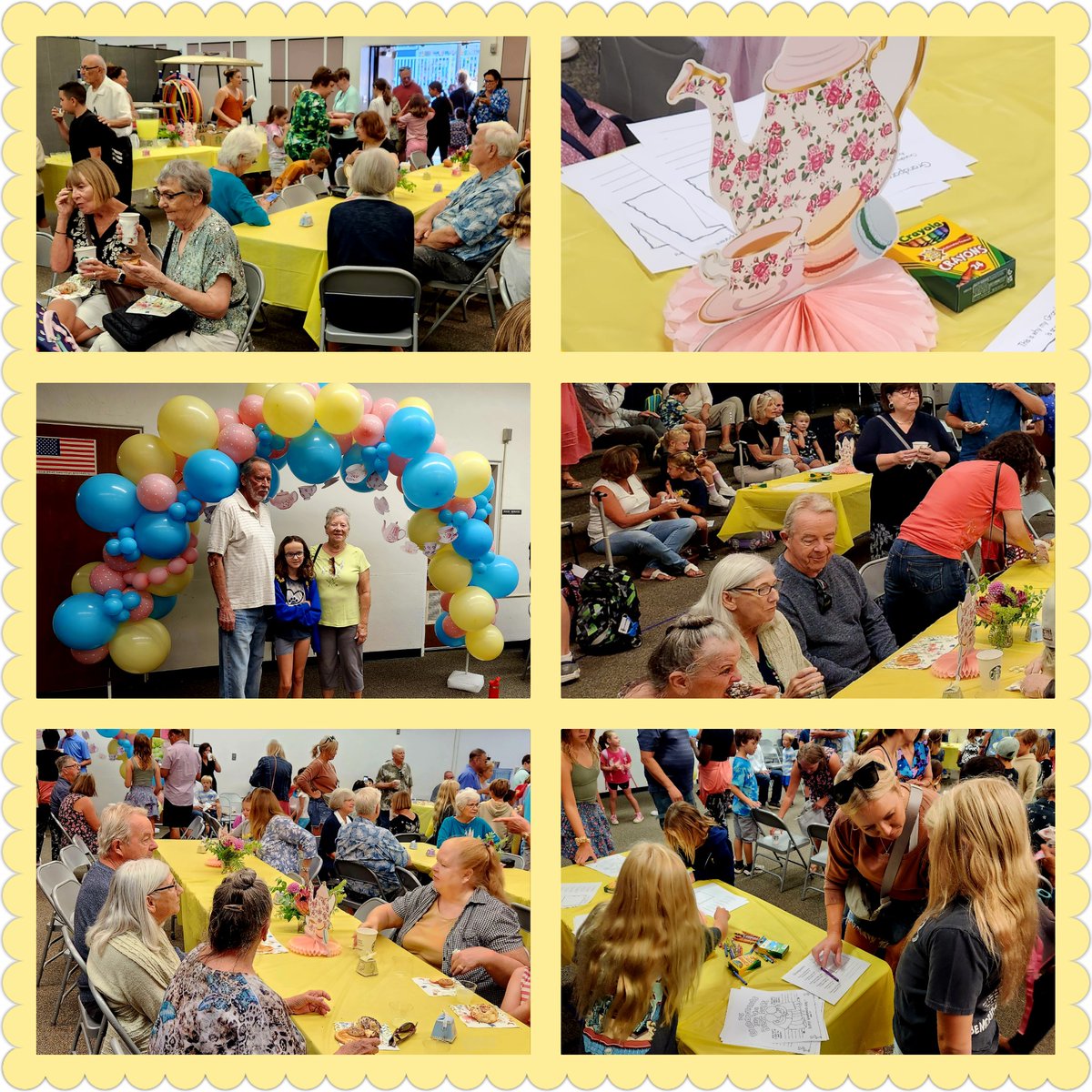 Hundreds of people turned out for our Grandparents Tea! Thank you PTA for organizing this amazing event ❤️☕