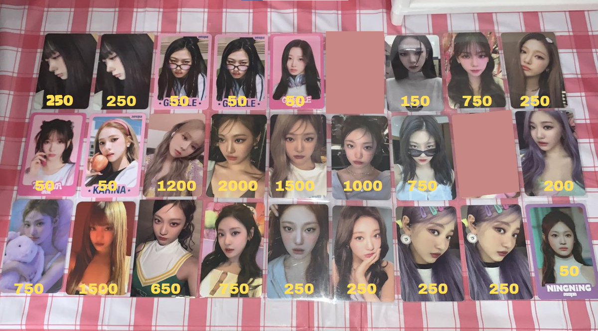 xyielcart's tweet photo. ʚ♡ɞ . . . wts lfb! (hosting a hatian)

      🌷 aespa giselle ningning karina winter pocas
      🩰 2 months dop w nrdp! 
 
⌗ reply/dm to claim | prio taking more non indemands https://t.co/ZgsTn79mPz