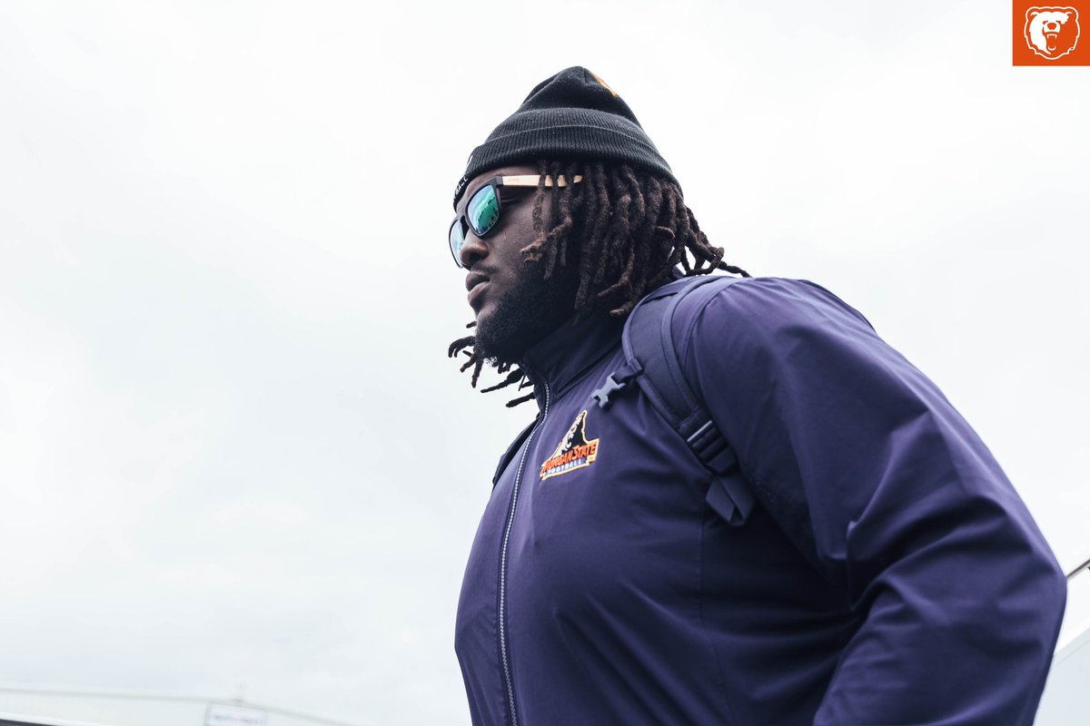 MSUBearsFB's tweet photo. bears in Akron📍 

#MorganStateFB #GoBears🔷🔶 https://t.co/gabmTNqA0l