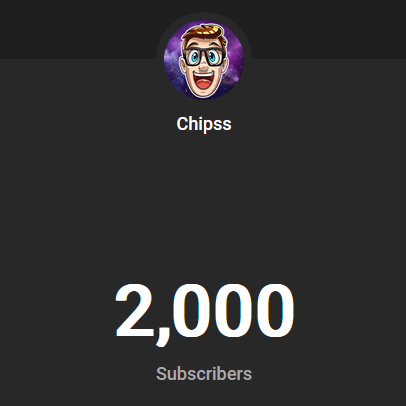 ChipssLive's tweet image. Wow! 2,000 already?! Thank you all so much for watching. I am extremely grateful that anyone enjoys what I make, and am so excited to keep going and improving! I'll be doing a celebration stream sometime in the near future, so stay tuned for details on that. 

Again, thank you.