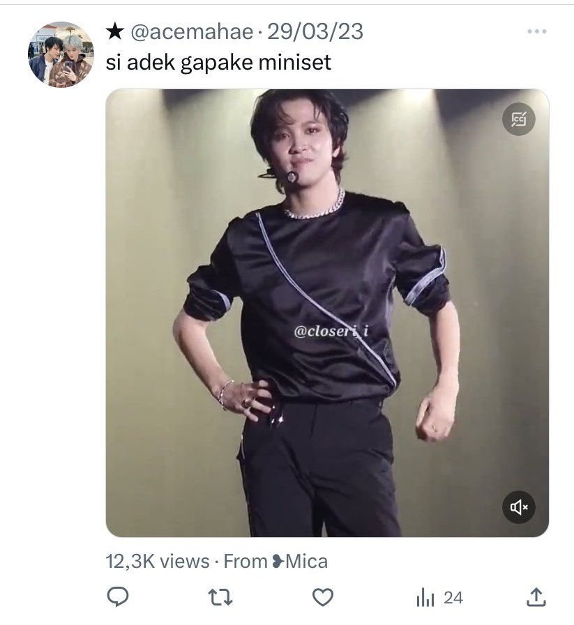 Gboyish_'s tweet photo. @hhaychan bantuin nyari ukuran miniset buat Haechan. Sampe skrang kasian belum makek miniset mungkin belum nemu ukuran yg pas 👍 https://t.co/GkEL6my492