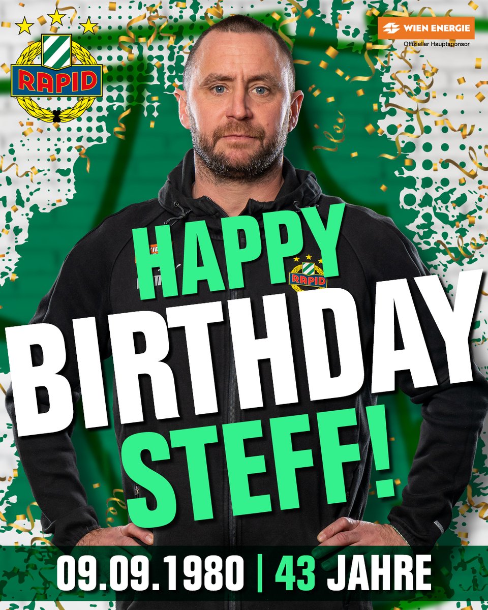 Wir wünschen unserem Geschäftsführer SK Rapid, Steffen Hofmann, alles Gute zu seinem heutigen Geburtstag! 🎉😁

#skrapid #SCR2023 #happybirthday