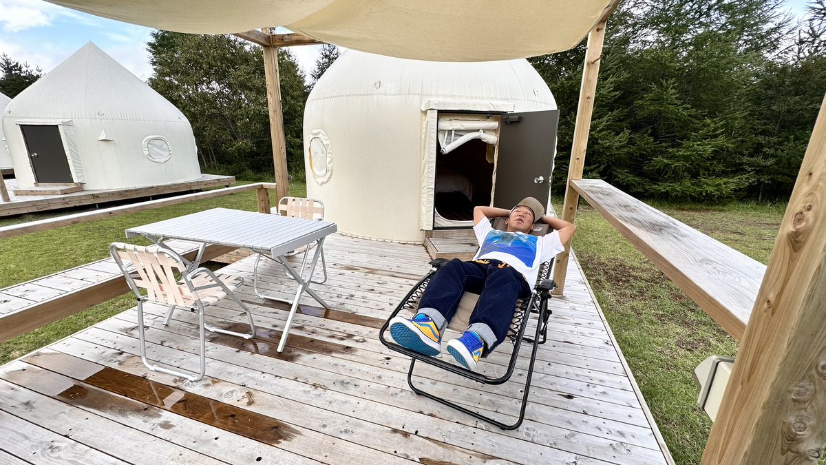 takeidongebabee's tweet image. FM NACK5
今日は群馬県は浅間山キャンプ場からお届け🏕️
めっちゃ空気うめ〜
18:12〜聴いてねー📻
#nf795 
#pscc